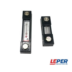 Indicador de nivel con termómetro 254 mm HL001-LG6-10T Hydroline – 5332