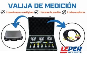 Kit de medición hidráulico 11 adaptadores XZTK-60M – 3821