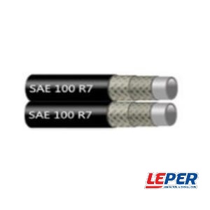 Manguera termoplástica R7 1/4″ dual – Conductiva – WP 195 BAR – STUFF – R7-1/4-AYC – 14293