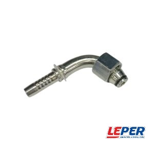 Terminal curvo a 90° HG virola con o’ring RM16 – Mang 1/4″ STUFF – ATD/77/M16-04 – 9083