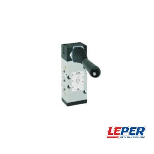 Válvula de accionamiento a palanca – 5/3 centro cerrado – Triestable – R1/4 – 464-900 – CAMOZZI – 5310