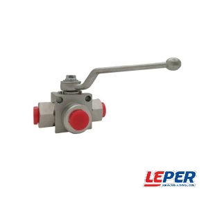 Válvula esférica de 3 vías – R 3/8″ gas – 500 bar – HFKHB3K-G38 – 11060