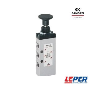 Válvula Neumática botón tirador 3/2 NC BIESTABLE R1/8 338-910 CAMOZZI – 5284